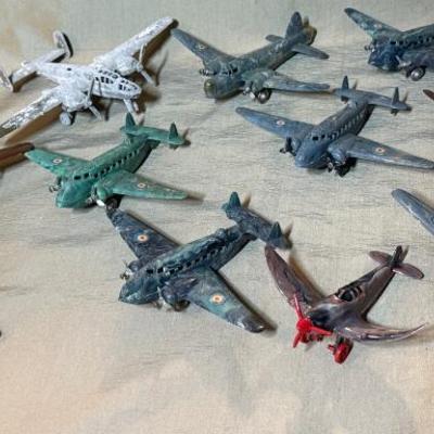 Vintage palitoy plastic planes
