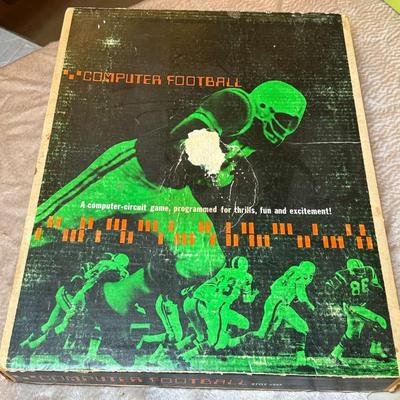 1969 electronic data controls edc) computer football game, style #555