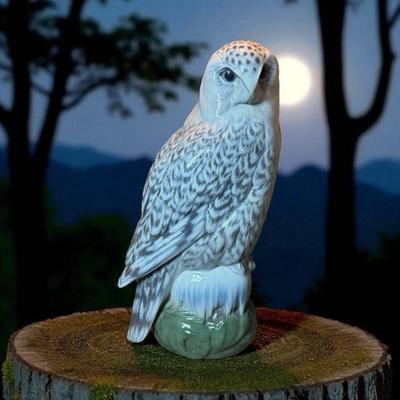 Royal copenhagen snowy owl porcelain figurine no 1829 by peter herold