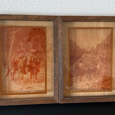 1974 Lucid Lines Photography On Glass Frederick Remington