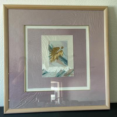 Pencil Signed Mixed Media Art 
