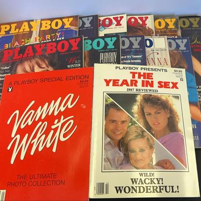 1987 Playboy collection. February through December. Bonus two special edition.