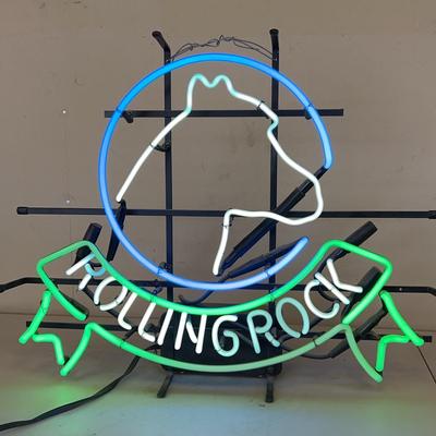 Rolling Rock Beer Neon Sign