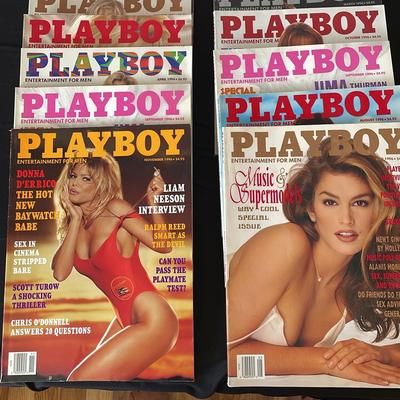 1996 Playboy Magazines 
