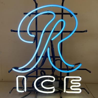 Rainier Ice Beer Neon Sign