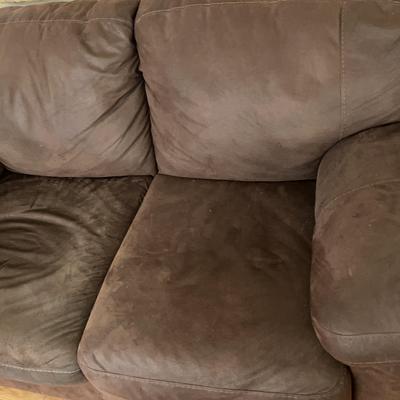 Brown Sofa & Love Seat