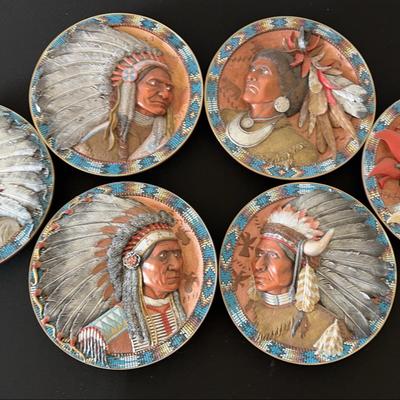 Bradford Exchange Native American Legends: Chiefs Of Destiny Plate Collection
