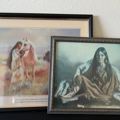 Pair Of Native American Prints