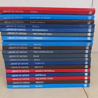 Time Life Libary Of Nations Hardcover Collection, 19 Pieces