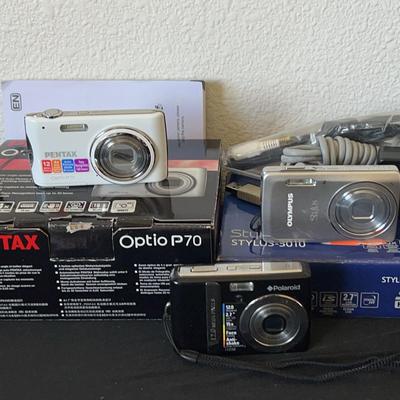 Pentax, Olympus & Polaroid Digital Cameras 
