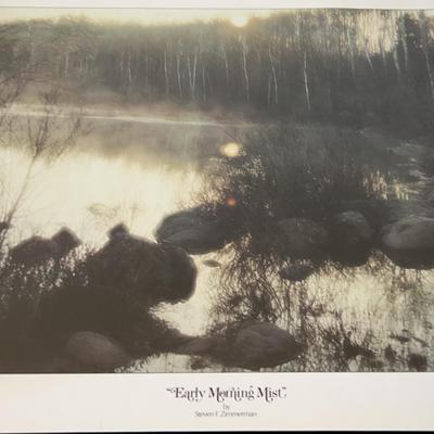 Pair Of Pencil Signed Steven F. Zimmerman Prints