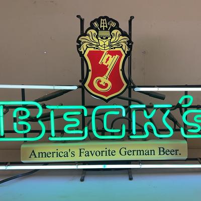 Beck’s Beer Neon Sign