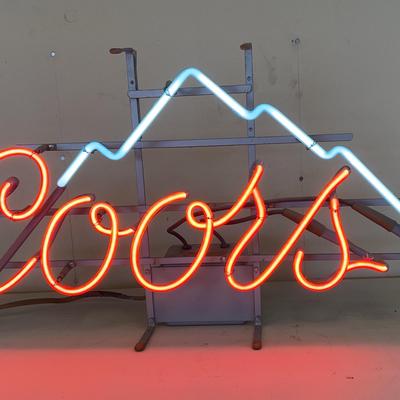 Coors Beer Neon Sign