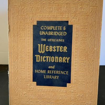 1957 complete and unabridged Webster dictionary