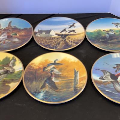 Classic Water Fowl, Ducks, Unlimited Collection Plates