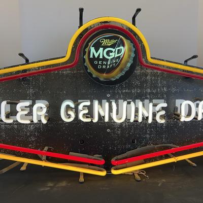 Miller Genuine Draft Neon Sign