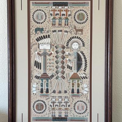 Native American Sand Painting
