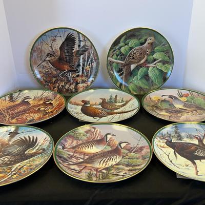 Native American Game Birds Plate Collection