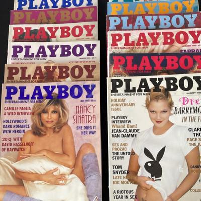 1995 Playboy Magazines 