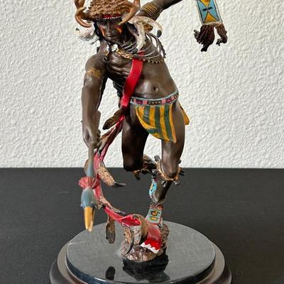  Franklin Mint “Spirit of the Grow" bronze sculpture by Robert Murphy 