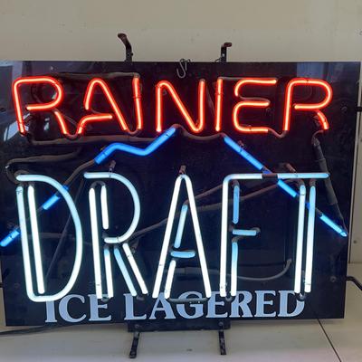 Rainier Draft Neon Sign
