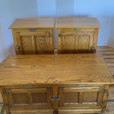 White Clad Coffee Table & End Tables