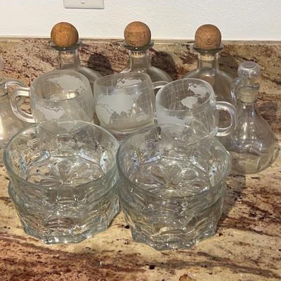 Sorted Clear Glassware Sorted