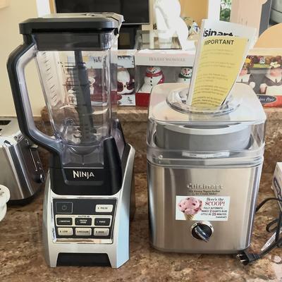 Ninja Blender And Cuisinart Ice Cream Maker