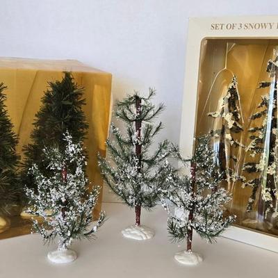 Snow Covered Trees For Holiday Scenes
