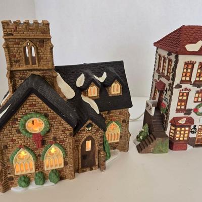 Dickens' Village Series Knottinghill Church & C.H. Watt Physician 