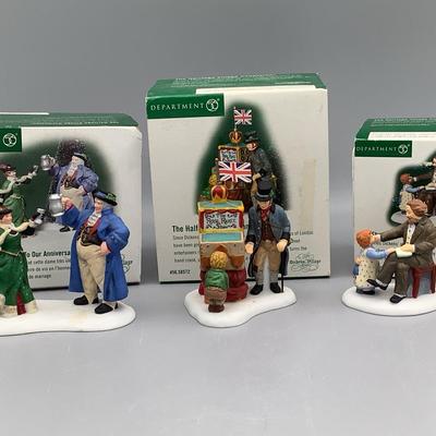 Department 56 Dickens Village Series - Three Figurines