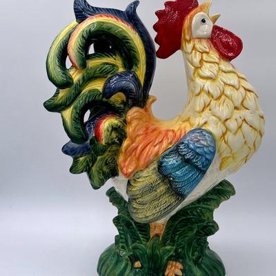 Large 18" Ceramic Rooster