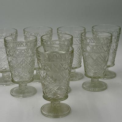 Hazel Atlas Big Top Peanut Butter Ice Tea Glasses