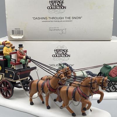 Department 56 Heritage Village Collection - Two Figurines