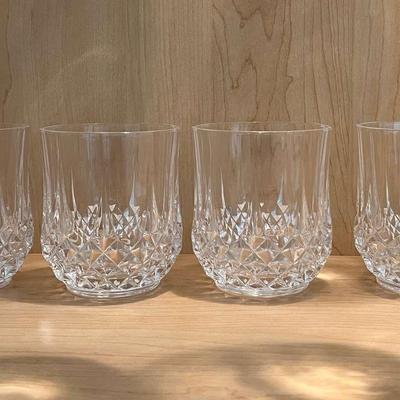 4 Cristal D’Arques Double Old Fashion Glasses Lot2