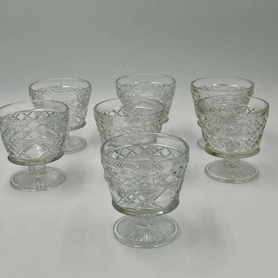 Hazel Atlas Big Top Peanut Butter Sherbet Glasses