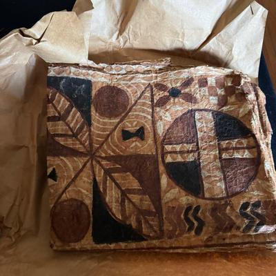 Polynesian Tapa-Style Cloth – 5 ft x 5 ft