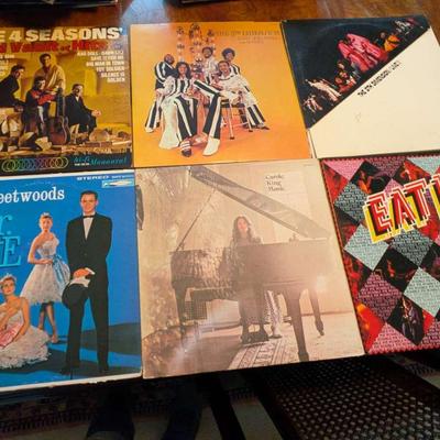 Lot of Vintage Vinyl Records – The 4 Seasons, The Fleetwoods, Eat It, and More