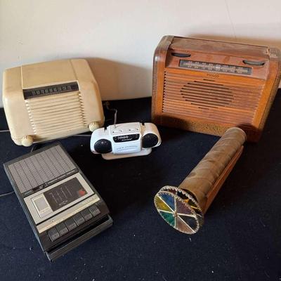Vintage Radios with Kaleidoscope