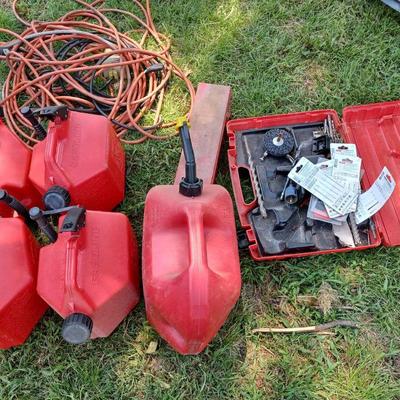 End of the Barn Cleanup – Gas Cans, Electrical Cords & More!