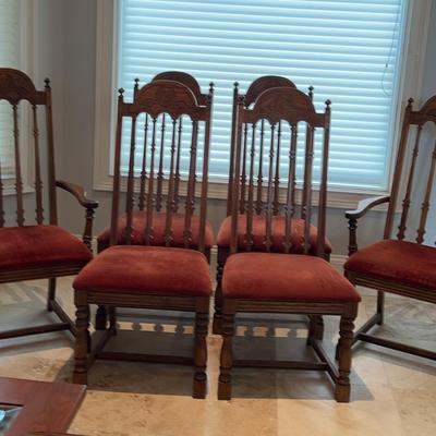 English High Back Chairs