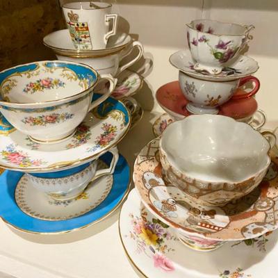 Sale Photo Thumbnail #50: cups and saucers from around the world