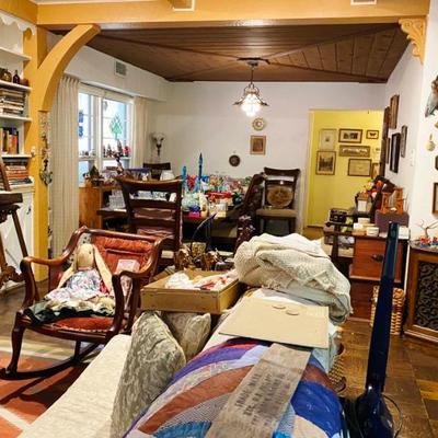 Sale Photo Thumbnail #1: living room and dining room overflowing