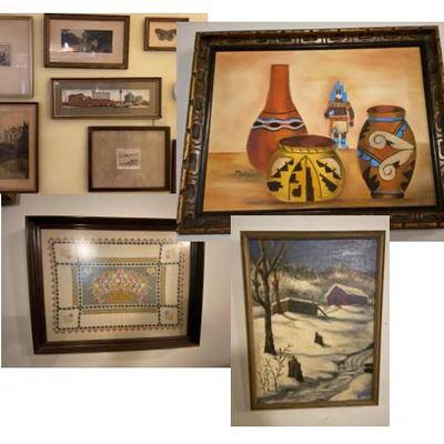 Sale Photo Thumbnail #66: 4 large art collection throughout the home
