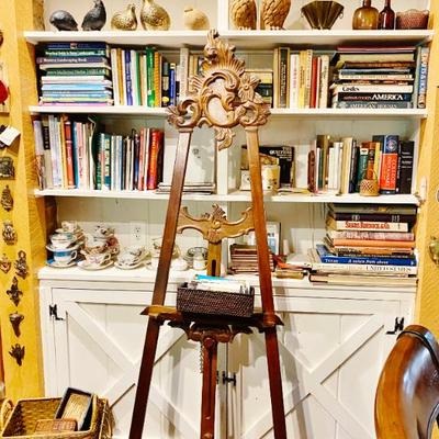 Sale Photo Thumbnail #8: mahogany decorative easel hand carved