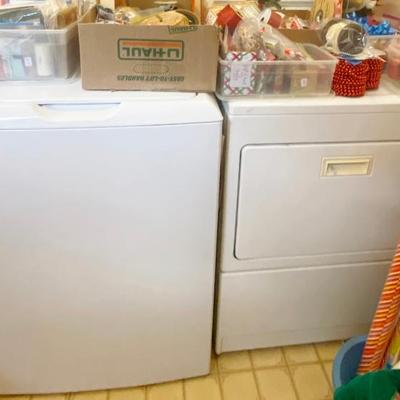 Sale Photo Thumbnail #96: 7 ge deep fill washer and kenmore dryer elite