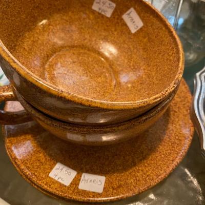 Sale Photo Thumbnail #35: rare frankoma 4sc pottery sandwich soup set