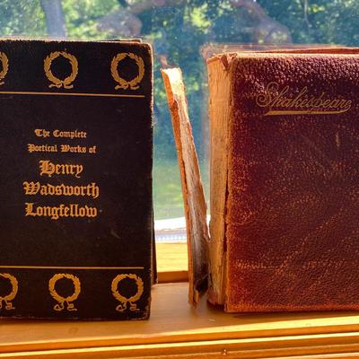 Vintage Complete Works Of Shakespeare & Vintage Complete Poetic Works Of Henry Wadsworth Longfellow
