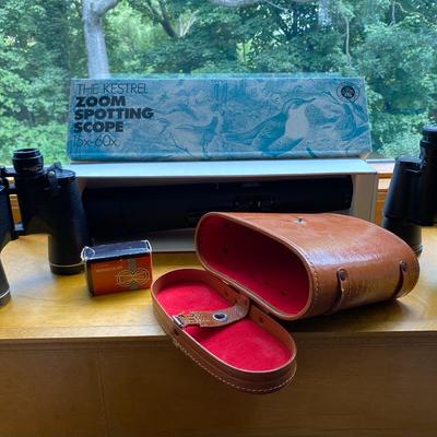 Binoculars & The Kestrel Zoom Spotting Scope 15x-60x 