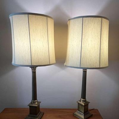 Vintage Table Lamp Pair 